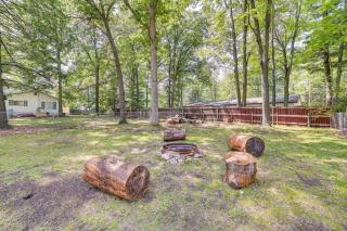 Prudenville Family Home with Game Room and Fire Pit! - 8