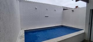 A Casa Linda Com Piscina Aquecida churrasqueira wifi pertinho da praia em Itanhaém - Itanhaém - 7