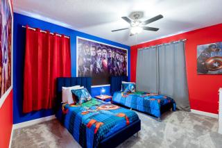 Thematic House w Pool SPA Game Room in Resort - 7