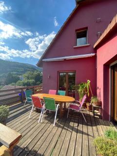 Grande maison bi-familiale, belle vue, piscine - Fréland - 3
