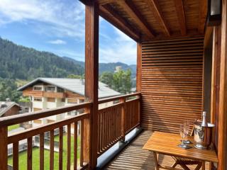 Appartement 48m² face aux pistes avec balcon, 4 couchages, près du centre des Gets, garage inclus - FR-1-623-330 - 1