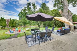Waterfront Wallkill Duplex Home with Fire Pits! - 0