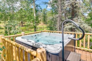 Private Hot Tub and Pond Conifer Log Cabin - 9