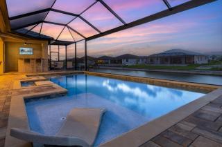 Pool and Spa, Canal Views, Sleeps 12! - Salted Air Villa - 7