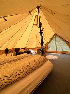 Glamping on idyllic lake, paddle boards & rowboat - Porsgrunn - 4