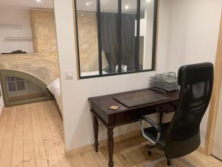 chambre avec salle de bain et cuisine privée centre ville historique avec climatisation et patio - Burdeos - 1