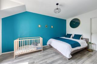 LE GARDEN - 4 Chambres-8 Personnes Idéal famille,Groupe-amis-Jardin-Barbecue-babyfoot-Wifi - Cergy - 8