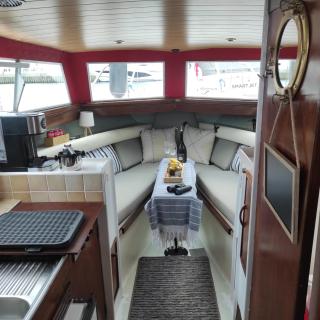 Noclegi accommodation Gdańsk Trójmiasto Hel Krynica itd, House Boat 2 kabiny gorący prysznic toaleta chemiczna, rejs gratis - Gdansk - 7