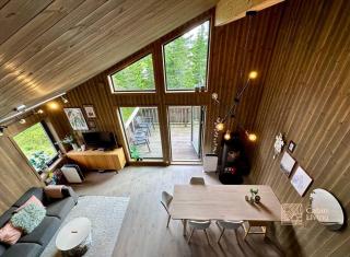 Modern ap next to the ski stadium, alpine slope - 4