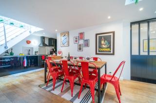 Loft familial au cœur de Paris avec Clim, Arcade et Baby-foot Proche République et Canal St Martin - 2