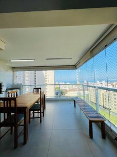 Condominio Club, Vista para o mar, Churrasqueira - Guarujá - 4