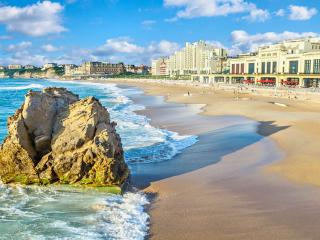 Studio cosy à Biarritz avec vue sur l'océan, 2e étage, ascenseur - FR-1-3-483 - 2