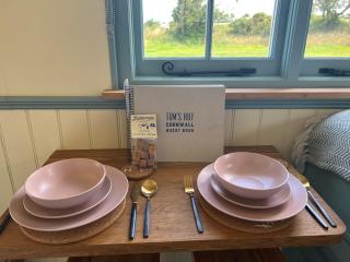 Toms Hut and Robins Rest Shepherd Huts near Wadebridge - 1