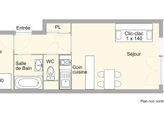 Appartement Cosy 2 Pièces aux Saisies - 5 Pers, Centre Station, Balcon Sud - FR-1-594-97 - Hauteluce - 3