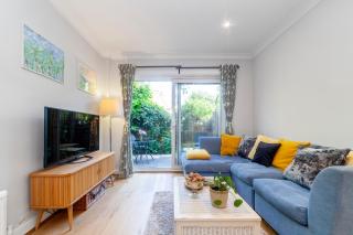 Splendid 2BR wprivate gdn, Fulham - Londres - 9