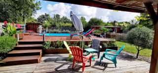MAISON & PISCINE PRIVES,PLAGES OCEAN ET LAC A 10 kms - Linxe - 4