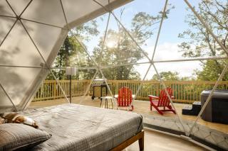 Luxe Dome w Hot Tub, Full Bath & Mountain View - 0
