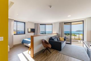Confortável Loft com Vista para o Mar - Condomínio com Piscina - Bombinhas - 4