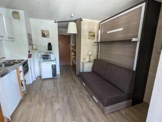 Studio cabine pour 3 personnes avec balcon Ouest, au centre de Valloire, proche commerces et ski - FR-1-263-461 - Valloire - 0