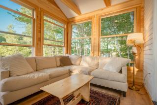 Stylish lake home with private beach, dock and firepit for swimming, kayaking, hiking - 1