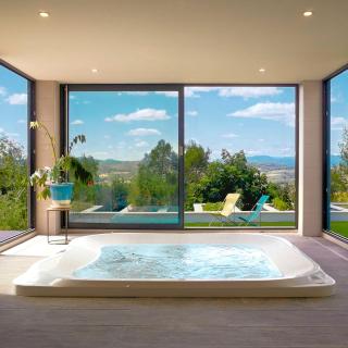 Villa du Belvédère, piscine intérieure, spa et hammam - Montagnac - 0