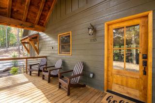 Peaceful Luxury Cabin, hot tub, games, 3 fireplaces - Blue Ridge - 7
