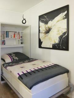 Modernes 1 Zimmer Luxusappartement KLEINER ROLAND mit Parkplatz und Balkon in Bremen Nähe Zentrum - 1