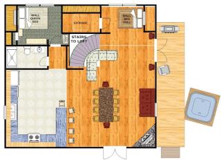 Pet friendly, Safe in winter 3 Bedroom, Brand new hot tub, and Grill! Working Fireplace, Easy access - Gatlinburg - 4