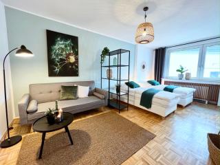 SAPPHIRE APARTMENT: FREE PARKING + NETFLIX + BATHTUB - Essen - 9