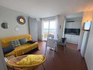 Studio cosy avec très belle vue sur la mer et parking privé 4GP162 - Le Barcarès - 7