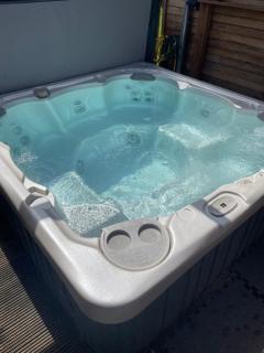 Glasshouse hot tub lodge - 3