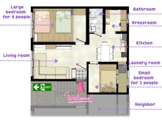 Close to Gangnam, COEX, Asan Medical Centar & Luxury Apartment near Lotte world, Free Korean Ramen - Seul - 2