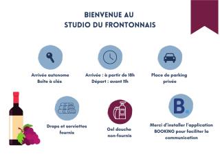 Studio avec parking privé et lave-linge, coeur de Fronton - 8