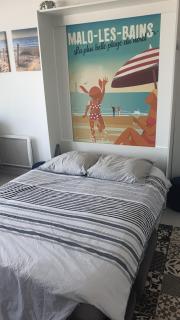 studio Vue mer au cœur de malo les bains pieds dans l eau - 6
