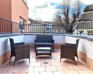 Gemütliche Unterkünfte für längeren Aufenthalt und Monteure inkl Balkon, Waschmaschine, WiFi, Küche und Parkplatz - Aschersleben - 7