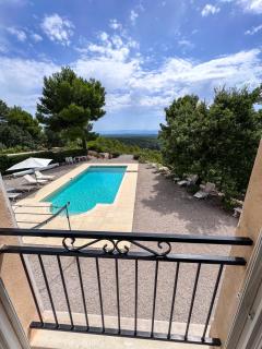 Villa "Le Sortilège" vue panoramique et piscine - Tourtour - 2