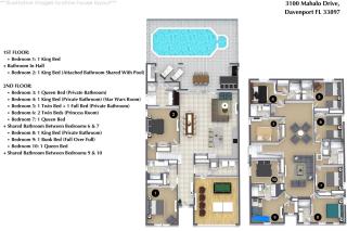 10 Bedroom 8 Bathroom Windsor Island 3100 Md - 6