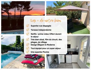 Dependance neuve entre mer et nature, climatisée avec vue - Le Castellet - 9