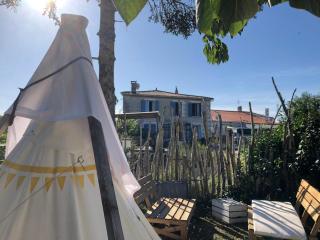 Les Flots De Ma Vie Chambres D Hotes et tipi Florence Et Virginie Gossin - Barzan - 9