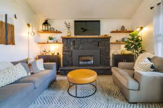 Deck, Fire Pit and Sauna Big Bass Lake Getaway! - 8