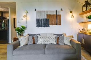 Deck, Fire Pit and Sauna Big Bass Lake Getaway! - 7