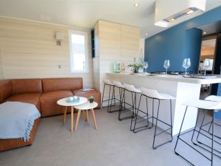 Mobil-home cosy 6 pers, 3 chambres, terrasse, piscine chauffée à 200m de la plage - FR-1-361A-4 - Jullouville-les-Pins - 6