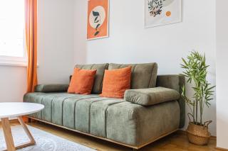 Chic 1BR and 1LR with Kingbed, 9 min to City Center via Metro - Vienne - 6