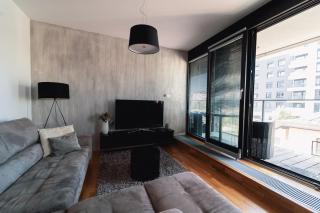 Prague Marina River View Apartment Close To City Centre FREE PARKING - Prag - 7