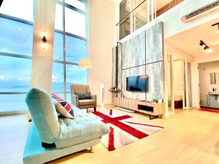 Maritime Suite #Pool Table #Full Seaview #Georgetown #6pax #2BR 2bath #1King 2single 2floor mattress #Quality well maintained #Private host - Jelutong - 5