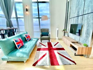 Maritime Suite #Pool Table #Full Seaview #Georgetown #6pax #2BR 2bath #1King 2single 2floor mattress #Quality well maintained #Private host - Jelutong - 9
