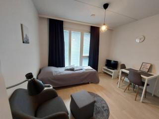 Best location studio in town right next to the train station and free parking Kotimaailma Apartments - Jyväskylä - 0