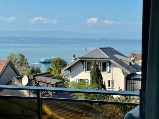 Evian appartement confort Vue lac et parking privé - Évian-les-Bains - 4