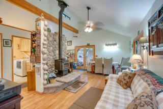 Walk to River Secluded Placerville Cabin with Deck - Fair Play - 7