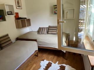 2-Zimmer Studio mit grossem Balkon und Bergpanorama - 400m von Talstation Sillerenbahn - Adelboden - 2